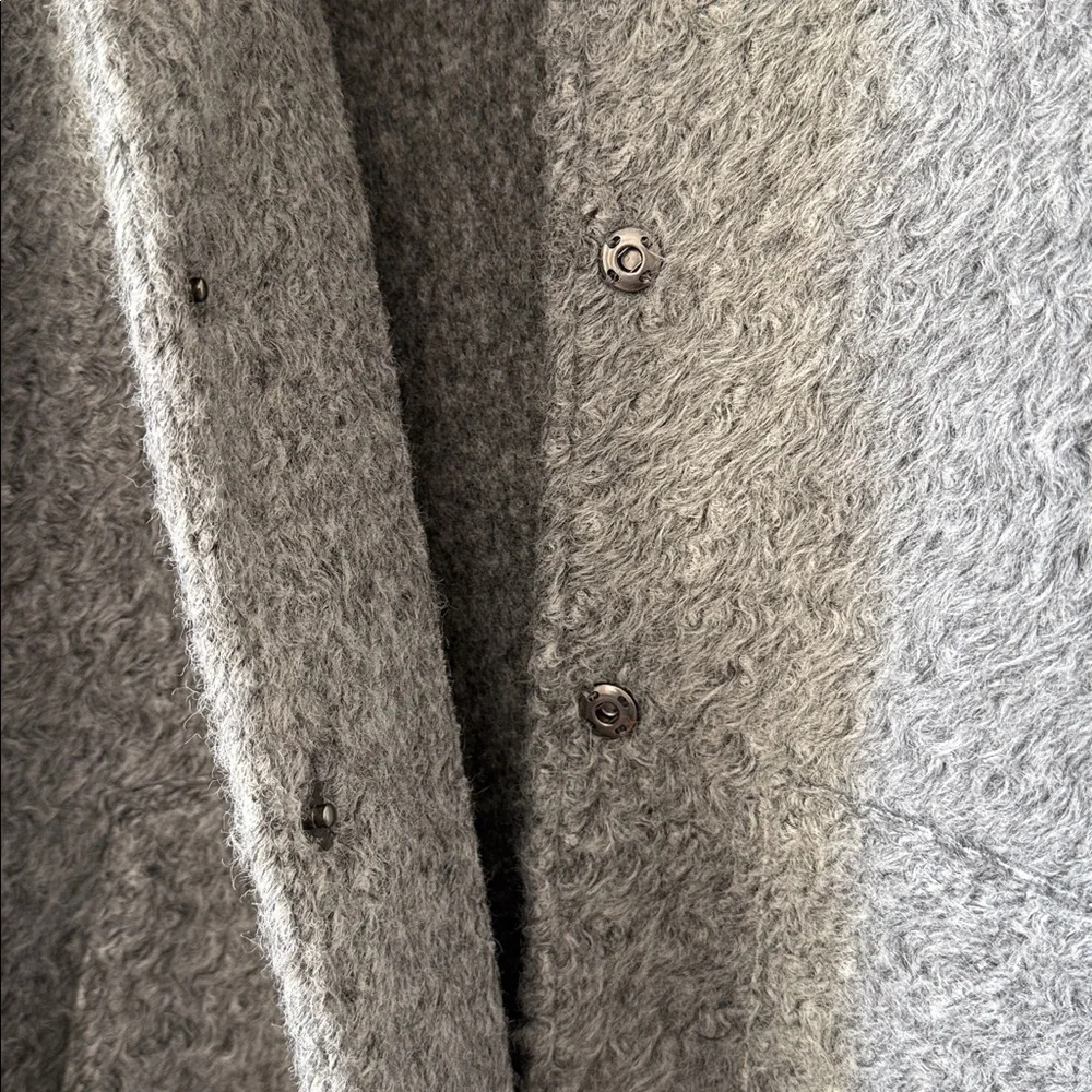 Zara Dark Grey Textured Jacket - Picture 4 of 6